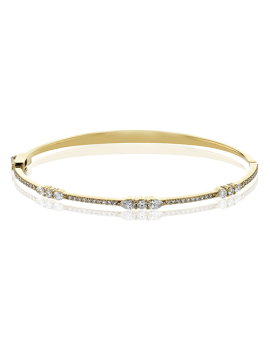 Bracelet in 14k Gold with Diamonds