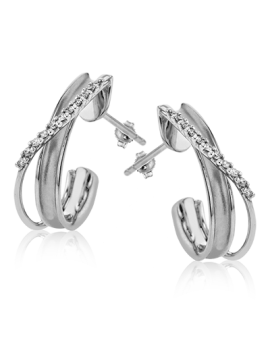 Earring in 18k Gold with Diamonds