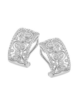 Earring in 18k Gold with Diamonds