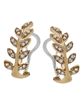 Earring in 18k Gold with Diamonds