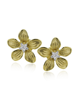 Earring in 18k Gold with Diamonds
