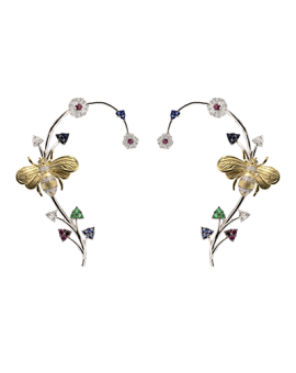 Earring in 18k Gold with Diamonds