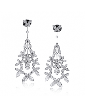 Earring in 18k Gold with Diamonds