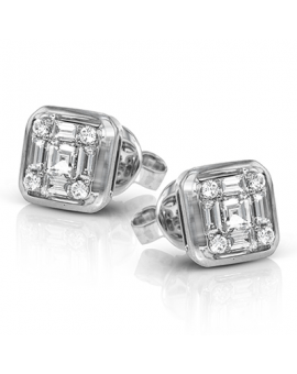 Earring in 18k Gold with Diamonds