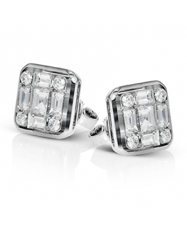 Earring in 18k Gold with Diamonds