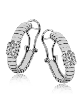 Earring in 18k Gold with Diamonds