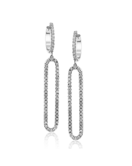 Earring in 18k Gold with Diamonds