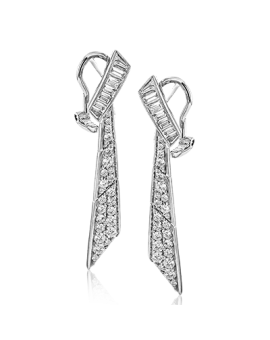 Earring in 18k Gold with Diamonds