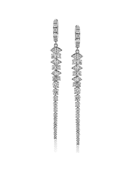 Earring in 18k Gold with Diamonds