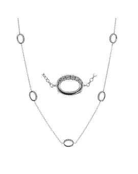 Necklace in 18k Gold with Diamonds