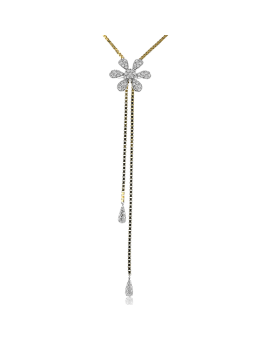 Necklace in 18k Gold with Diamonds
