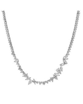 Necklace in 18k Gold with Diamonds