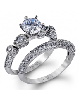 Wedding Set in 18k Gold with Diamonds