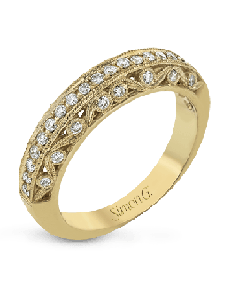 Anniversary Ring in 18k Gold with Diamonds