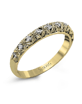 Anniversary Ring in 18k Gold with Diamonds
