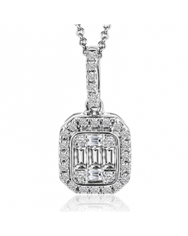 Pendant in 18k Gold with Diamonds