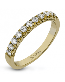 Anniversary Ring in 18k Gold with Diamonds