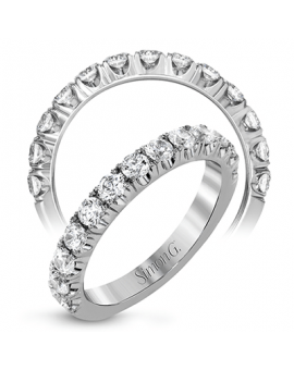 Anniversary Ring in 18k Gold with Diamonds