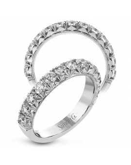 Anniversary Ring in 18k Gold with Diamonds