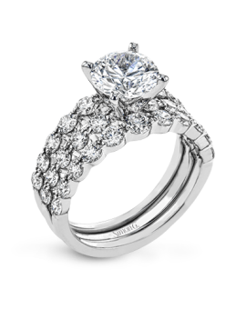 Wedding Set in 18k Gold with Diamonds