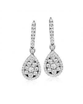 Earring in 18k Gold with Diamonds