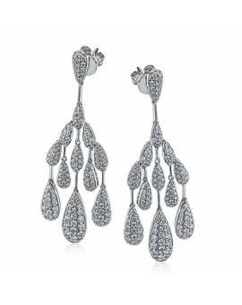 Earring in 18k Gold with Diamonds