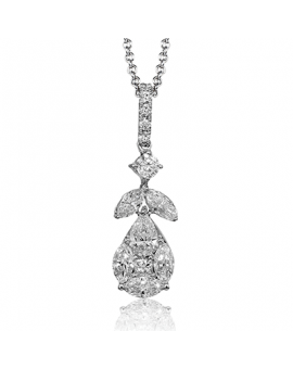 Pendant in 18k Gold with Diamonds