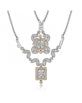 Pendant in 18k Gold with Diamonds