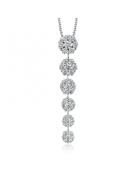 Pendant in 18k Gold with Diamonds