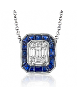 Color Pendant in 18k Gold with Diamonds