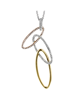 Pendant in 18k Gold with Diamonds