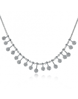 Necklace in 18k Gold with Diamonds