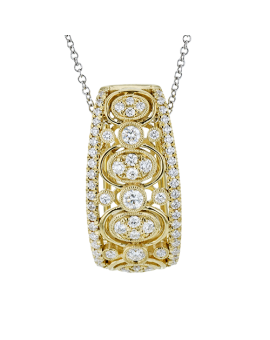 Pendant in 18k Gold with Diamonds