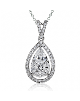 Pendant in 18k Gold with Diamonds