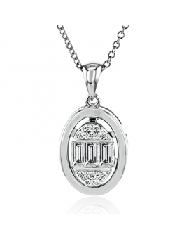 Pendant in 18k Gold with Diamonds