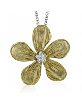 Pendant in 18k Gold with Diamonds