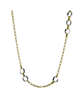 Necklace in 18k Gold with Diamonds