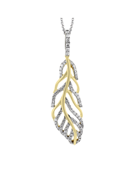 Pendant in 18k Gold with Diamonds