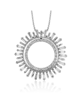 Pendant in 18k Gold with Diamonds