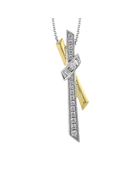 Pendant in 18k Gold with Diamonds