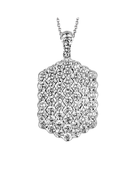 Pendant in 18k Gold with Diamonds
