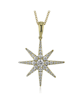 Pendant in 18k Gold with Diamonds