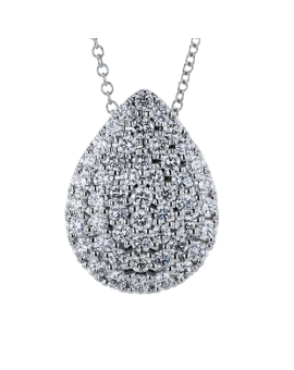 Pendant in 18k Gold with Diamonds