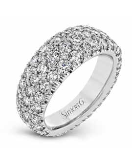 Anniversary Ring in 18k Gold with Diamonds