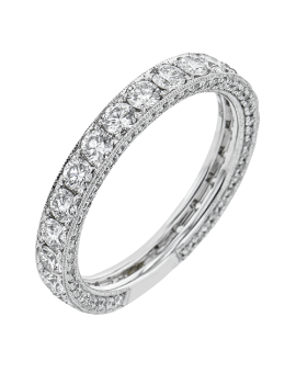 Anniversary Ring in 18k Gold with Diamonds