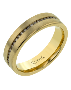 Men Ring in 14k Gold with Diamonds