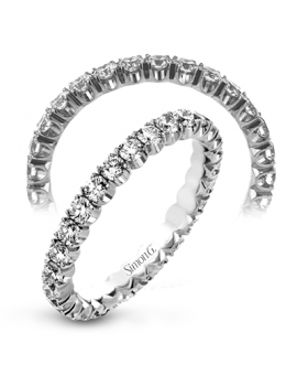 Anniversary Ring in 18k Gold with Diamonds