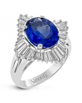 Color Ring in Platinum