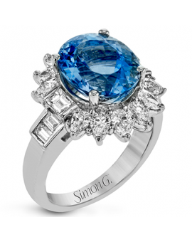 Color Ring in Platinum