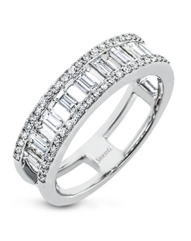 Anniversary Ring in 18k Gold with Diamonds